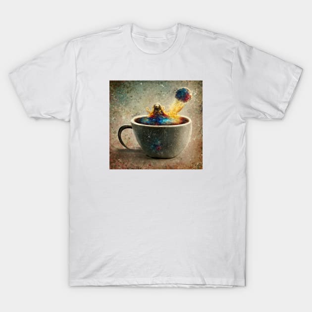 A Cup of Coffee T-Shirt by benheineart